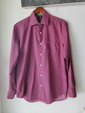 Tailorbyrd Men's Long Sleeve Button Down Shirt Size L